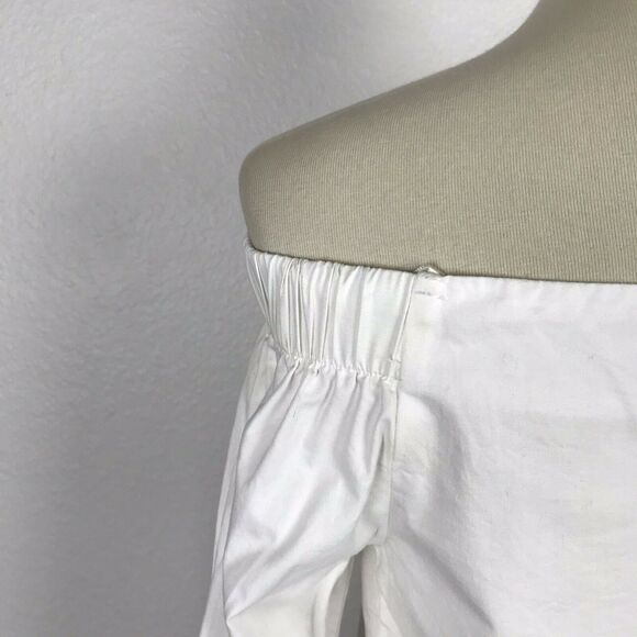 J.O.A Side Slit Off Shoulder Top Cotton - Picture 11 of 12